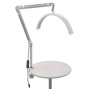 HD-M3X Pro 16 inch Adjustable Brightness Beauty Light Half Moon Light Eyelash Tech Lamp, Plug:US Plug(White)