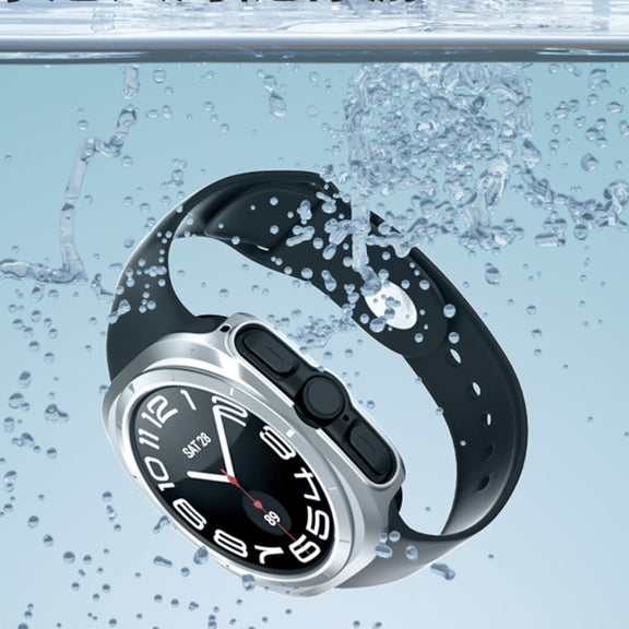 For Samsung Galaxy Watch Ultra 47mm / Ultra 2025 Hollowed PC Watch Protective Case(Black)