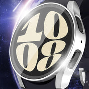 For Samsun Galaxy Watch 7 40mm PC + Tempered Film Integrated Watch Protective Case(Sliver)