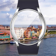 For Samsun Galaxy Watch 7 44mm Full Coverage TPU Electroplated Watch Protective Case(Green)