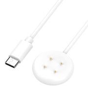 For Fitbit Ace LTE USB-C / Type-C Interface Smart Watch Magnetic Charging Cable(White)