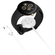 For Fitbit Ace LTE USB-C / Type-C Interface Smart Watch Magnetic Charging Cable(White)