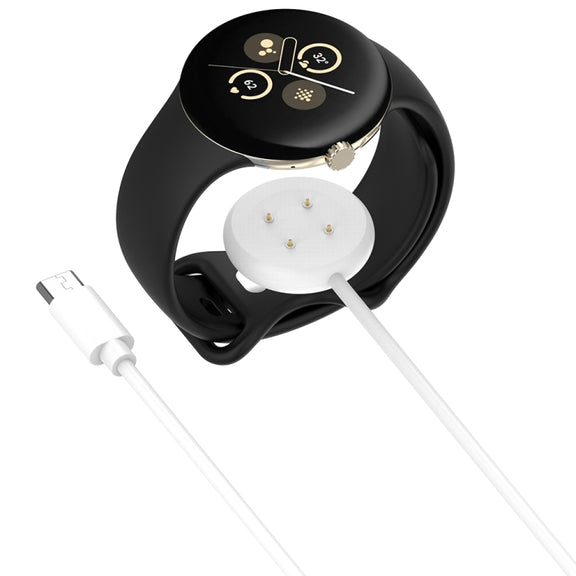 For Fitbit Ace LTE USB-C / Type-C Interface Smart Watch Magnetic Charging Cable(White)