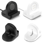 For Fitbit Ace LTE Smart Watch Silicone Charging Bracket with Charger(Black)