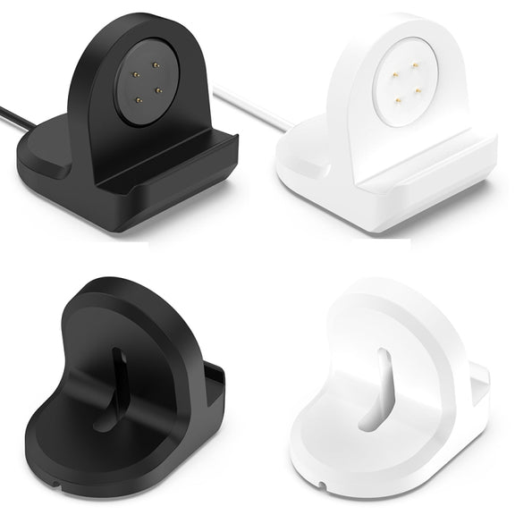 For Fitbit Ace LTE Smart Watch Silicone Charging Bracket with Charger(Black)