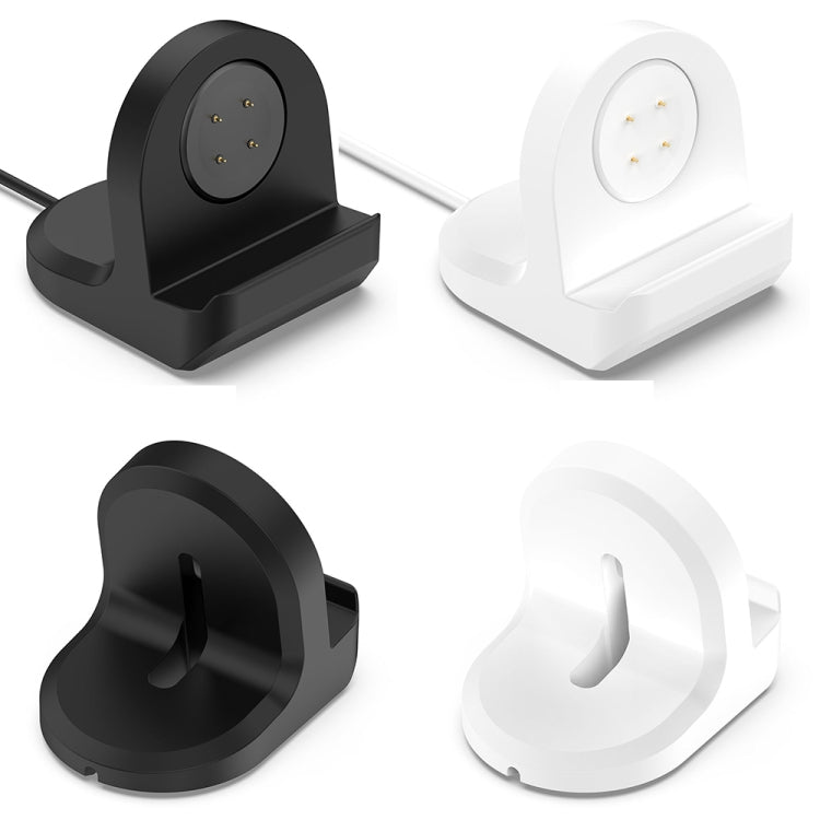 For Fitbit Ace LTE Smart Watch Silicone Charging Bracket with Charger(Black)