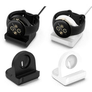 For Fitbit Ace LTE Smart Watch Silicone Charging Bracket with Charger(Black)