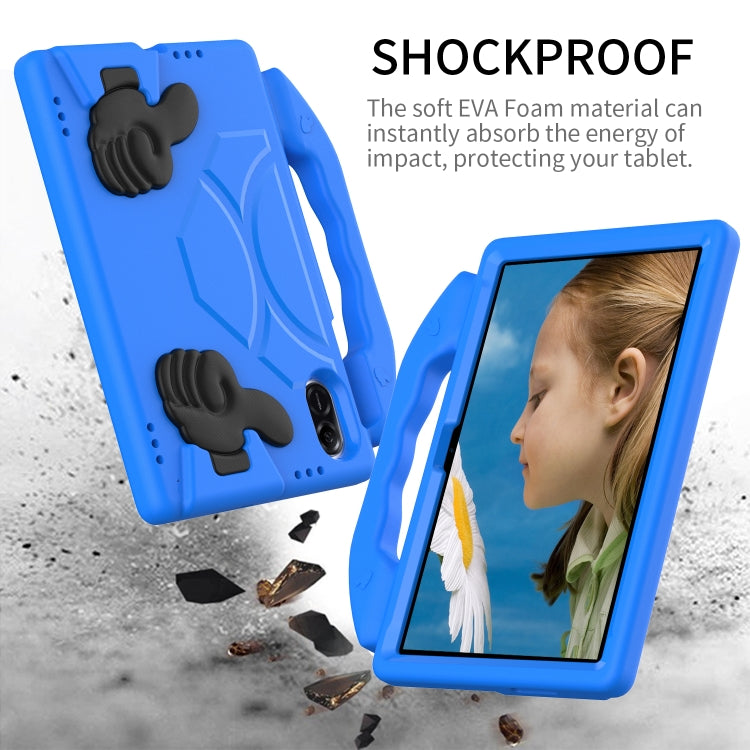 For Honor Pad X9 Children EVA Shockproof Tablet Case with Thumb Bracket(Blue)