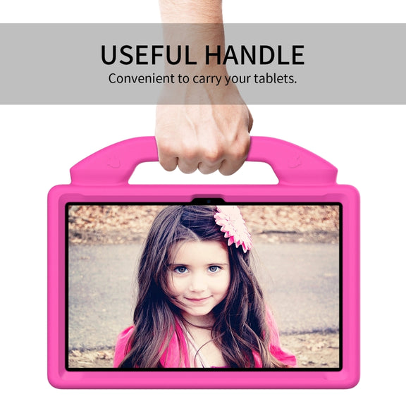 For Honor Pad X9 Children EVA Shockproof Tablet Case with Thumb Bracket(RoseRed)