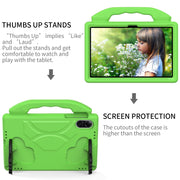 For Honor Pad X9 Children EVA Shockproof Tablet Case with Thumb Bracket(Green)