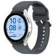 For Samsung Galaxy Watch7 40 / 44mm Solid Color Silver Buckle Quick Release Silicone Watch Band(Gray) - free shipping - PMC TechLife - Order now!
