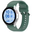 For Samsung Galaxy Watch FE 40mm Solid Color Silver Buckle Quick Release Silicone Watch Band(Green) - free shipping - PMC TechLife - Order now!