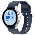 For Samsung Galaxy Watch FE 40mm Solid Color Silver Buckle Quick Release Silicone Watch Band(Midnight Blue) - free shipping - PMC TechLife - Order now!