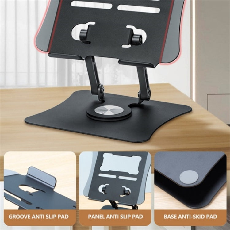 G69 Heat Dissipation Rotatable Notebook Desktop Stand Aluminum Alloy Foldable Laptop Bracket(Silver)