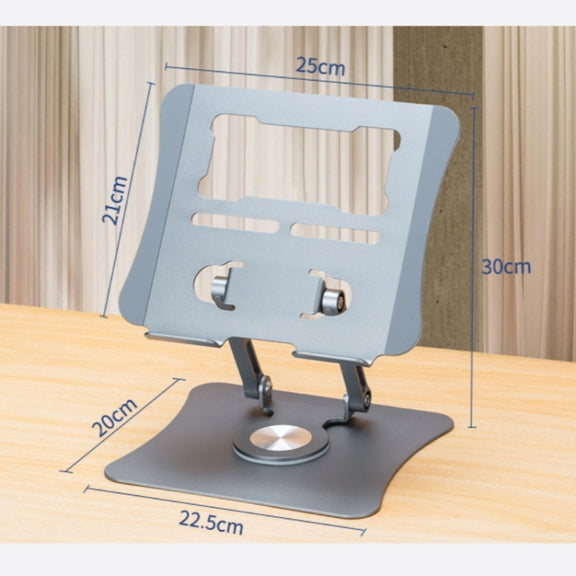 G69 Heat Dissipation Rotatable Notebook Desktop Stand Aluminum Alloy Foldable Laptop Bracket(Silver)