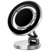 G168 Rotatable Cellphone Stand Car Dashboard Windshield Magnetic Phone Holder(Silver)