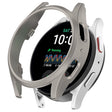 For Sansung Galaxy Watch 7 40mm Half Pack Hollow PC Watch Protective Case(Titanium Steel Color) - Watch Cases by PMC TechLife | Online Shopping South Africa | PMC TechLife | Buy Now Pay Later Mobicred
