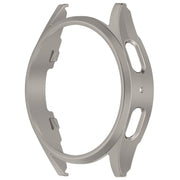 For Sansung Galaxy Watch 7 44mm Half Pack Hollow PC Watch Protective Case(Titanium Steel Color)