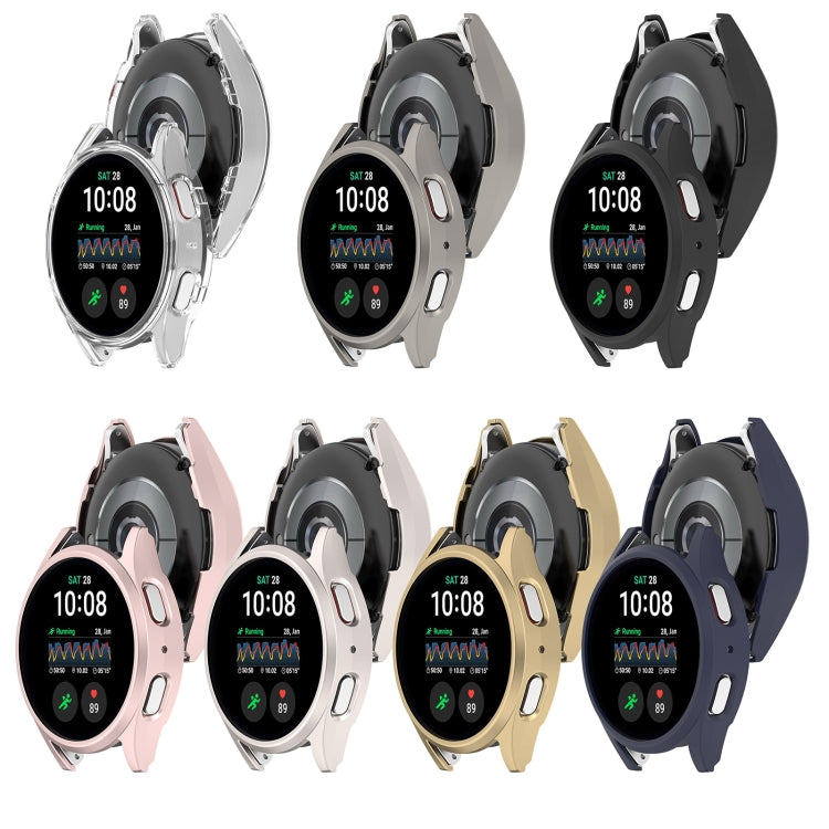 For Sansung Galaxy Watch 7 44mm Half Pack Hollow PC Watch Protective Case(Black)