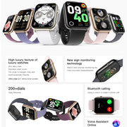 Q19 Max 2.1 inch HD Screen Water-resistant Sports Business Smart Watch(Black)