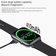 Q19 Max 2.1 inch HD Screen Water-resistant Sports Business Smart Watch(Black)