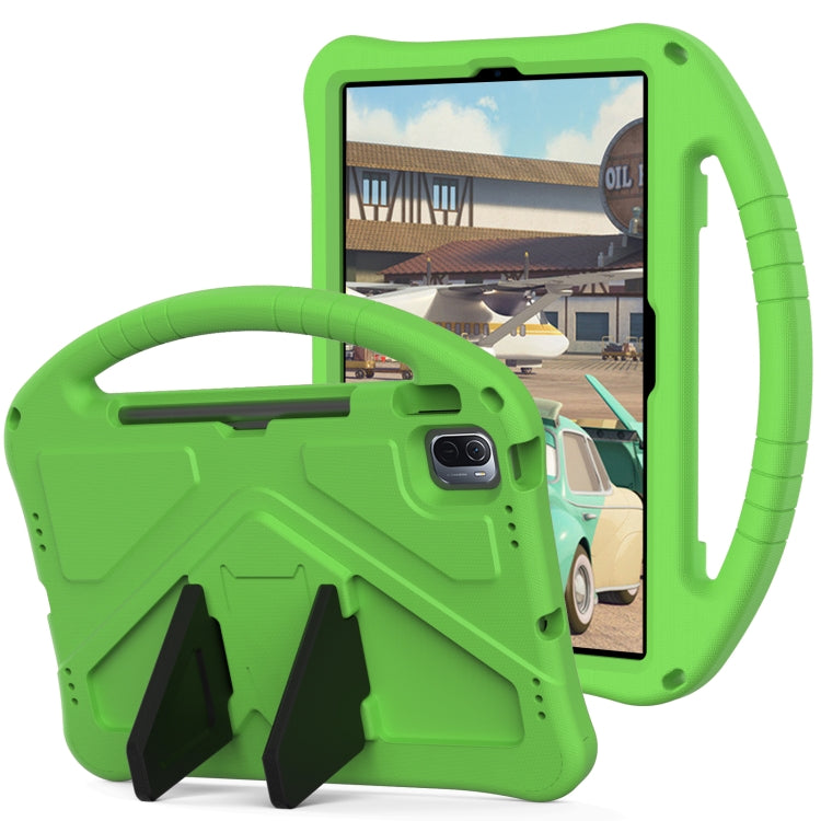 For Huawei Matepad SE 11 2024 EVA Shockproof Tablet Case with Holder(Green)