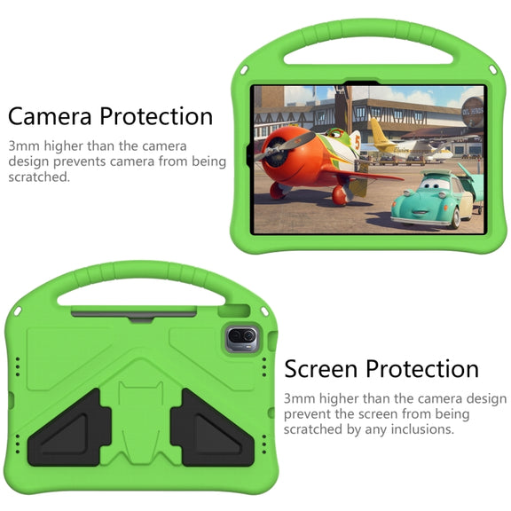 For Huawei Matepad SE 11 2024 EVA Shockproof Tablet Case with Holder(Green)