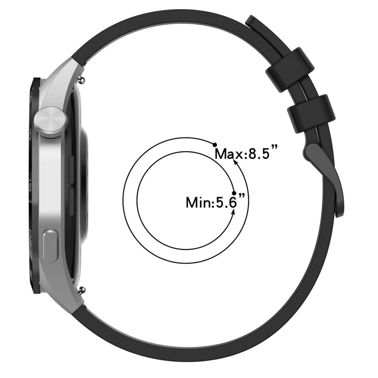 For Amazfit Pop Pro 20mm Two-Color Sports Silicone Watch Band(Grey+Black)