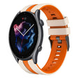 For Amazfit GTR 3 22mm Two-Color Sports Silicone Watch Band(Starlight+Orange) - free shipping - PMC TechLife - Order now!