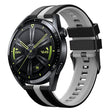 For Amazfit 3 22mm Two-Color Sports Silicone Watch Band(Black+Grey) - free shipping - PMC TechLife - Order now!