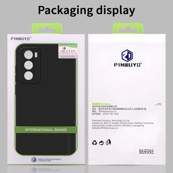 For OPPO Reno11 F PINWUYO Sense Series Liquid Silicone TPU Phone Case(Blue)