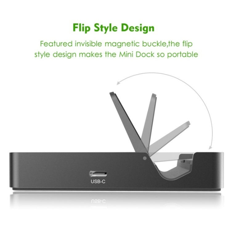 WAVLINK UHP3D01G Gigabit Ethernet USB 3.0 Multi-Function HUB 4K HD Docking Station(EU Plug)