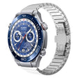 For Huawei Watch Ultimate 22mm One Bead Paint Butterfly Buckle Alloy Watch Band(Silver) - free shipping - PMC TechLife - Order now!