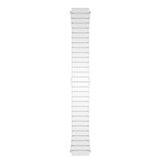 For Ticwatch Pro 22mm One Bead Paint Butterfly Buckle Alloy Watch Band(Silver)