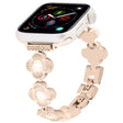 For Apple Watch Series 4 40mm Four Leaf Clover Quick-Release Metal Chain Watch Band(Rose Gold) - free shipping - PMC TechLife - Order now!