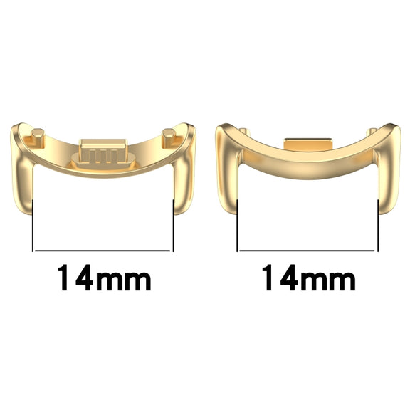 For Xiaomi Smart Band 9 14mm 1 Pair Metal Watch Band Connector(Gold)