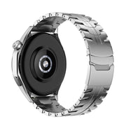 For Huawei Watch GT / GT 2e 22mm Double Lock Buckle Turtle Steel Watch Band(Silver)