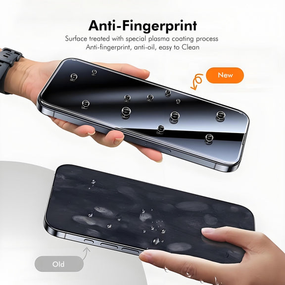 For iPhone 15 Pro Max ENKAY 300C Super Large Arc Full Coverage High Aluminum-silicon Tempered Glass Film