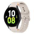 For Samsung Galaxy Watch 5 40 / 44mm Wave Pattern Stitched Silicone Watch Band(Starlight) - free shipping - PMC TechLife - Order now!