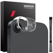 For iPhone 16e NORTHJO Camera Lens Protector 3D HD Tempered Glass Film(Clear)