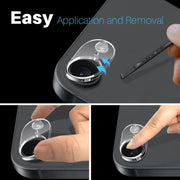 For iPhone 16e NORTHJO Camera Lens Protector 3D HD Tempered Glass Film(Clear)