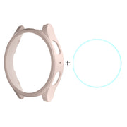 For Samsung Galaxy Watch7 40mm ENKAY Hat-Prince Electroplated Hard PC Case + 0.2mm 9H Glass Screen Protector(Pink)