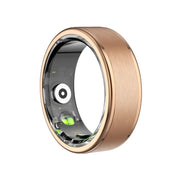 R03 SIZE 8 Smart Ring, Support Heart Rate / Blood Oxygen / Sleep / Multiple Sports Modes(Gold)