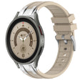 For Samsung Galaxy Watch 5 Pro 45mm 20mm Quick Release Silver Buckle Royal Silicone Watch Band(Starlight) - free shipping - PMC TechLife - Order now!