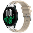 For Samsung Galaxy Watch 4 40 / 44mm 20mm Quick Release Silver Buckle Royal Silicone Watch Band(Starlight) - free shipping - PMC TechLife - Order now!