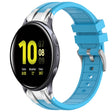 For Samsung Galaxy Watch Active 2 20mm Quick Release Silver Buckle Royal Silicone Watch Band(Sky Blue) - free shipping - PMC TechLife - Order now!