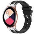 For Samsung Galaxy Watch Active 20mm Quick Release Silver Buckle Royal Silicone Watch Band(Black) - free shipping - PMC TechLife - Order now!