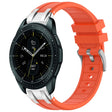 For Samsung Galaxy Watch 42mm 20mm Quick Release Silver Buckle Royal Silicone Watch Band(Orange) - free shipping - PMC TechLife - Order now!