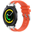 For Samsung Gear Sport 20mm Quick Release Silver Buckle Royal Silicone Watch Band(Orange) - free shipping - PMC TechLife - Order now!
