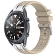 For Samsung Galaxy Watch 3 45mm 22mm Quick Release Silver Buckle Royal Silicone Watch Band(Starlight) - free shipping - PMC TechLife - Order now!